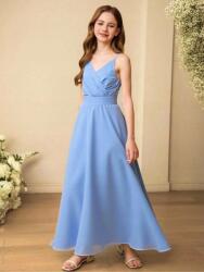 Shein Kék Vállpántos Ruha (12L)