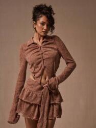  Musera Barna Kötött Felső Melange (M)