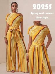 Shein Színes Csíkos Overál (M)