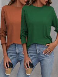 Shein 2 db-os Zöld Réz Póló (L)