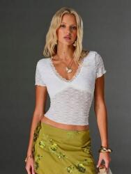 Shein Fehér Áttetsző Felső (s)