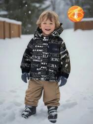 Shein Fekete Feliratos Kabát (6L)