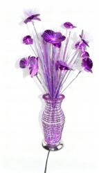  Látványos Led dekoráció Száloptikai virágok megvilágított vázában (BR-20213)