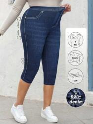 Shein Kék 3/4-ES Leggings (0XL)