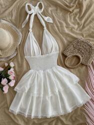 Shein Fehér 2W1 Ben Overálló Ruha (xs)