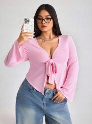Shein Rózsaszín Megkötős Felső (0XL)