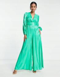  Felső Zöld Szatén Overál (40) (533867)