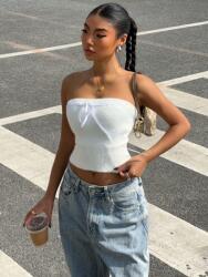 Shein Krémszínű Kötött Felső (xs)