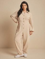 Shein Bézs Gombos Overál (4XL)