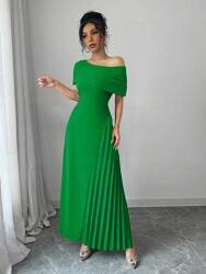 Shein Zöld Fodros Maxi Ruha (s)