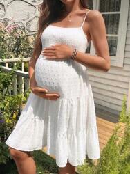 Shein Krémszínű Mintás Ruha (XL)