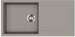 Evido CUBO XL 6 S gránit mosogató, 1000 x 500 mm, platina (442059) - novatop