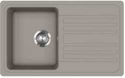 Evido HOME 45 S gránit mosogató, 765 x 460 mm, platina (442065) - novatop