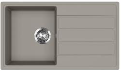Evido EASY 45 S gránit mosogató, 760 x 440 mm, platina (442068) - novatop