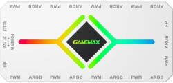 GAMEMAX Разклонител за вентилатори Gamemax Fan Hub - V4.0 PWM ARGB Hub + Controller White (GM-14050101445)