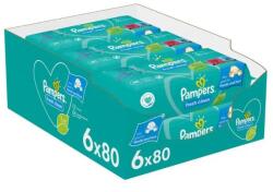 Pampers Fresh Clean nedves törlőkendő 6x80db (10BW010090) (10BW010090)