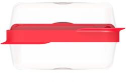 Tefal K2198114 Négyzetes tároló szett 2 db Piros-transzparens (K2198114)