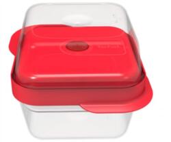 Tefal K2198314 Négyzetes tároló szett 2 db Piros-transzparens (K2198314)