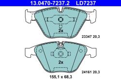 ATE Set Placute Frana, Frana Disc 13.0470-7237.2 Bmw 3/X1/Z4 (13.0470-7237.2)