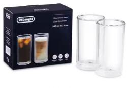 DeLonghi Double Wall Cold Brew Glass Large üvegpohár 2db-os, 300ml (DLSC325) (DLSC325)