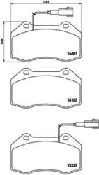 BREMBO Set Placute Frana, Frana Disc P23139 Abarth 500 / 595 / 695/500C / 595C / 695C (P23139)