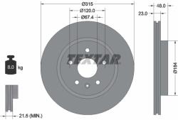 TEXTAR Disc Frana 92187303 Buick La Crosse/Regal Buick (Sgm) Lacrosse/Regal Ii Saab 9-5