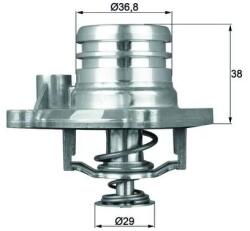 MAHLE Termostat, Lichid Racire Ti1392 Opel Agila Vauxhall Agila Mk I