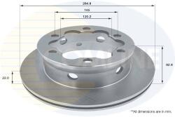 COMLINE Disc Frana Adc1614V Mercedes-Benz Sprinter 3-T/Sprinter 4, 6-T/Sprinter 4-T/Vario