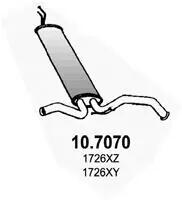 ASSO Toba Esapament Finala 10.7070 Citroën C1 Peugeot 107 Toyota Aygo