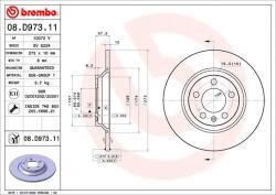BREMBO Disc Frana 08. D973.11 Audi A1 Vw Polo Vi (08.D973.11)