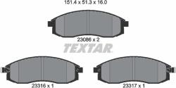 TEXTAR Set Placute Frana, Frana Disc 2308602 Mitsubishi L200