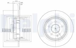 DELPHI Disc Frana Bg4063C Ford Focus Ii/Galaxy Ii/Galaxy Mk Ii/Kuga I/Mondeo Iv/S-Max (BG4063C)