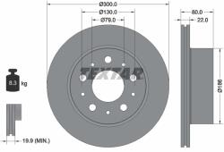 TEXTAR Disc Frana 92284303 Citroën Jumper Ii Fiat Ducato Opel Movano C Peugeot Boxer