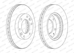 FERODO Disc Frana Ddf1612C Kia Carnival / Grand Carnival Iii/Carnival Ii