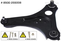 TRISCAN Brat, Suspensie Roata 8500255008 Renault Twingo Iii Smart Forfour/Fortwo