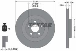 TEXTAR Disc Frana 92309703 Polestar Polestar 2 Volvo S60 Iii/S90 Ii/V60 Ii/V90 Ii