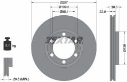 TEXTAR Disc Frana 92075800 Bedford Brava Chevrolet D-Max I Holden Jackaroo/Rodeo