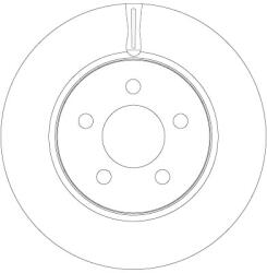 TRW Disc Frana Df6264 Dodge Nitro Jeep Cherokee/Compass (DF6264)