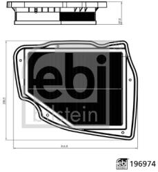 FEBI BILSTEIN Filtru Aer 196974 Bmw 5/7 (196974)