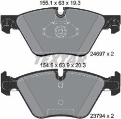 TEXTAR Set Placute Frana, Frana Disc 2469701 Bmw 5 Bmw (Brilliance) 5 Series
