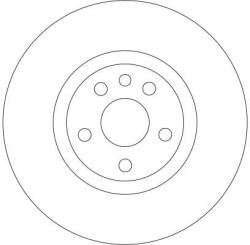 TRW Disc Frana Df4257 Citroën C8/Jumpy I Fiat Scudo/Ulysse Lancia Phedra Peugeot 807