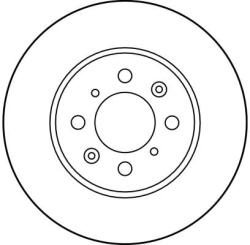 TRW Disc Frana Df2792 Mg Express/Mg Zr/Mg Zs Rover 200/200 Ii/25 I/400/400 Ii/45 I (DF2792)