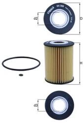 KNECHT Filtru Ulei Ox380D Chrysler 300C Jeep Commander/Grand Cherokee Iii (OX380D)