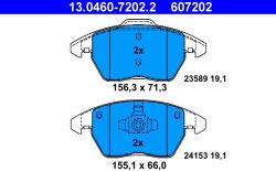 ATE Set Placute Frana, Frana Disc 13.0460-7202.2 Peugeot 208/208 I/3008/3008 I/308 I