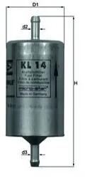 KNECHT Filtru Combustibil Kl14 Alfa Romeo 164/75 Autobianchi Y10 Chevrolet Astra (KL14)