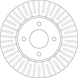 TRW Disc Frana Df6430 Nissan Micra Iv/Note
