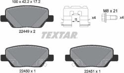 TEXTAR Set Placute Frana, Frana Disc 2244901 Fiat Tipo (2244901)