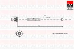 FAI AutoParts Set Surub, Chiulasa B1139 Dacia Dokker/Dokker Pick-Up/Duster/Lodgy/Logan/Sandero