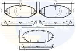 COMLINE Set Placute Frana, Frana Disc Cbp02364 Mercedes-Benz C-Class/C-Class T-Model