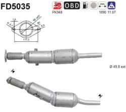 AS Filtru Funingine/Particule, Sist. De Esapament Fd5035 Renault Megane/Megane Iii (FD5035)
